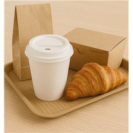 Lid for Paper Cup Hole White 7Oz Ø7,2cm (2.000 Units)