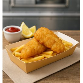 Paper Hot Dog Tray 17x5,5x3,8cm (25 Units) 