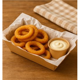 Kraft Cardboard Sauce Cup 75ml Ø7,3cm (50 Units)
