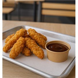 Kraft Cardboard Sauce Cup 60ml Ø6,7cm (2.000 Units)