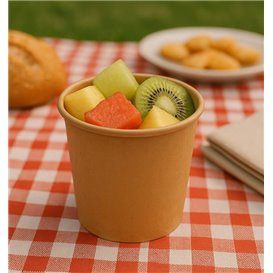 Kraft Cardboard Sauce Cup 100ml Ø7,3cm (1.000 Units)