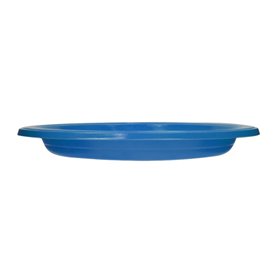 PS Reusable Plastic Plate Flat Dark Blue Ø165mm (450 Units) PS Reusable Plastic Plate Flat Dark Blue Ø165mm (450 Units)