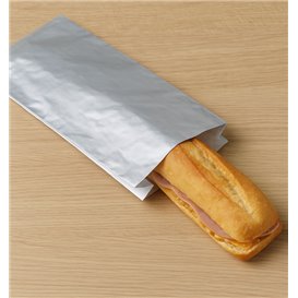 Paper Baguette Bag Greaseproof Aluminum 31,5+5x10,3cm (2000 Units)