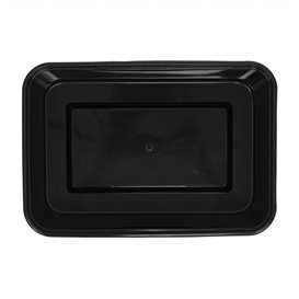 Rectangular Container in PP Black 500ml 17,6x12,4x4cm (50 Units)