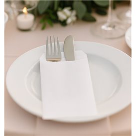 Paper Cutlery Sleeve White 11x24cm (125 Units)