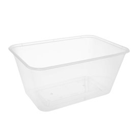 Rectangular Container in PP Transparent 1.000ml 17,4x11,5x8cm (25 Units)