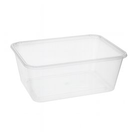Rectangular Container in PP Transparent 1.000ml 17,4x11,5x8cm (25 Units)