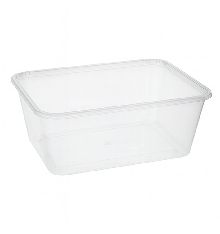 Rectangular Container in PP Transparent 1.000ml 17,4x11,5x8cm (25 Units)