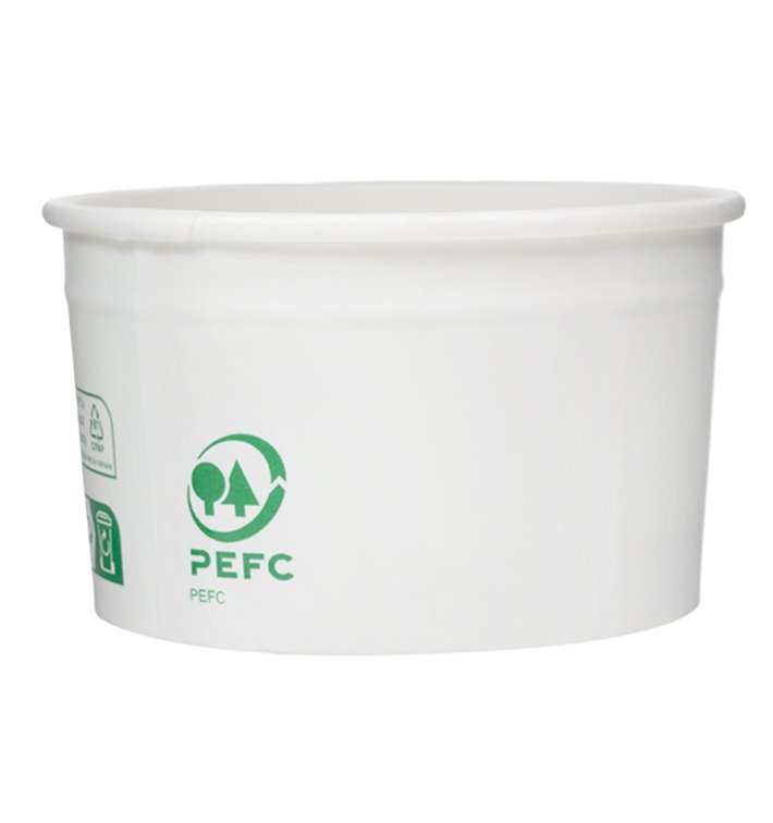 Paper Ice Cream Container Eco-Friendly 100ml (65 Units) Paper Ice Cream Container Eco-Friendly 100ml (65 Units)