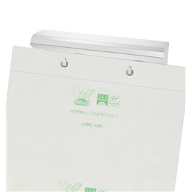 Compostable Plastic Bag Block 30x40cm G50 (300 Units)