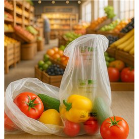 Compostable Plastic Bag Block 30x40cm G50 (3.000 Units)