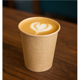 Paper Cup Kraft-Kraft 4Oz/120ml Ø6,2cm (50 Units)