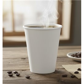 Paper Cup White 9Oz/280ml Ø8,0cm (50 Units) 