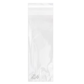 Plastic Bag with Adhesive Flap Cellophane 7x20cm G-160 (1.000 Units)