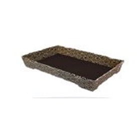 ''Waves'' Cardboard Sushi Tray 22x9cm (12 Units)