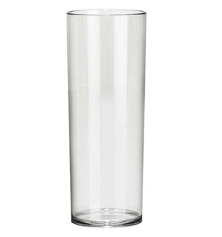 Reusable Durable Glass SAN Tumbler Clear 250ml (102 Units)