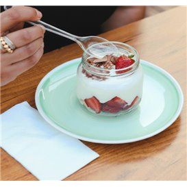 Reusable Spoon in PS Transparent 18cm (20 Units)