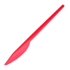 Plastic Knife PS Red 16,5 cm (15 Units) 