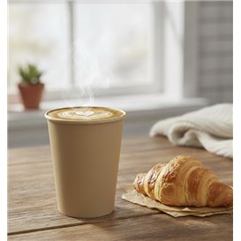 Paper Cup Kraft-Kraft 7Oz/210ml Ø7,0cm (1.000 Units)