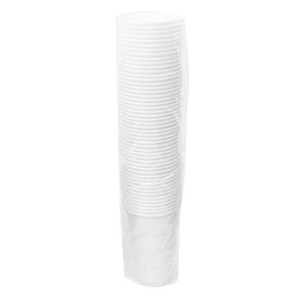 White Reusable PP Plastic Cup 330ml (1250 Units)
