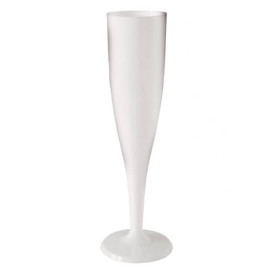Plastic Flute Sparkling Wine White 115ml 1P (6 Units)