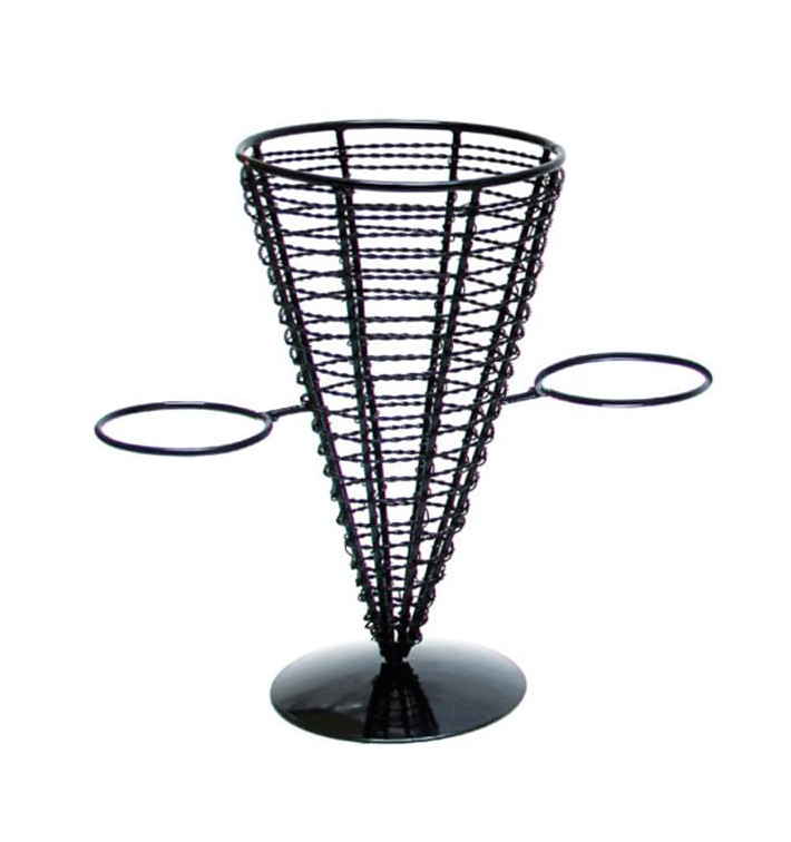 Serving Basket Containers Steel 2 Cups Ø12,8x22,5cm Serving Basket Containers Steel 2 Cups Ø12,8x22,5cm