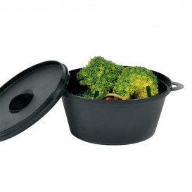 Serving Pot with Lid PP Black 15,6x10,1cm 