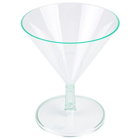 Plastic Glass Water Green 65ml 