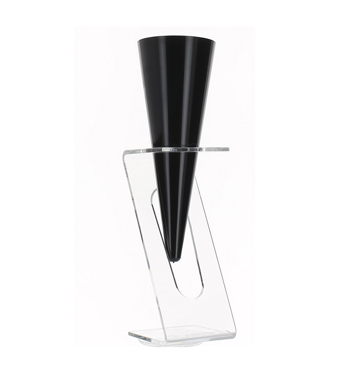 Plastic Flute "Cono" Sparkling Wine Black 100ml Plastic Flute "Cono" Sparkling Wine Black 100ml
