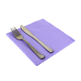 Paper Napkin Double Point Lilac 40x40cm 