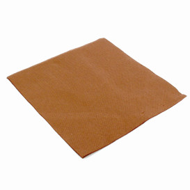 Paper Napkin Double Point Brown 40x40cm (1.200 Units)