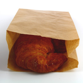 Paper Food Bag Kraft 14+7x24cm (100 Units)  