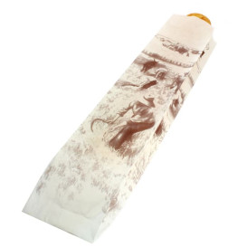 Paper Food Bag "Siega" 9+5x50cm (1000 Units)