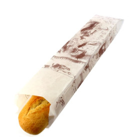 Paper Food Bag "Siega" 9+5x50cm (1000 Units)