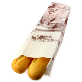 Paper Food Bag "Siega" 12+9x50cm (250 Units)  