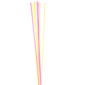 Plastic Straw Straight PS Ø0,8cm 70cm (25 Units)